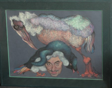 Tičniak Maralco /suchý pastel, 70x50 cm